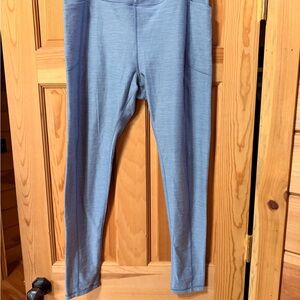 Victoria's Secret pale blue workout leggings